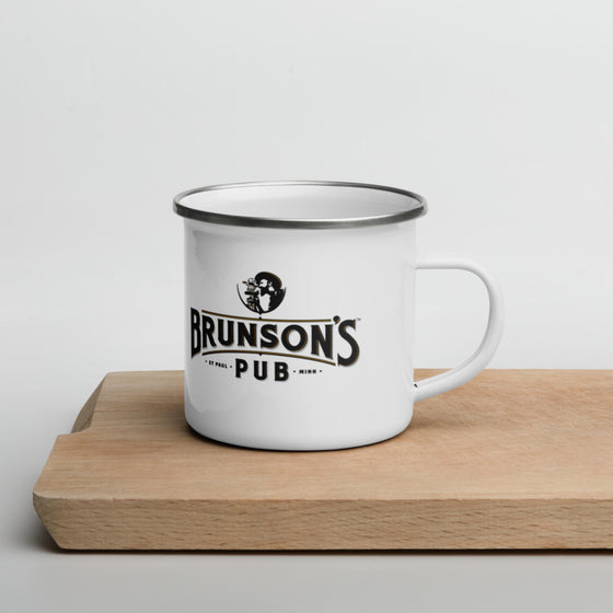 Brunson's Pub Enamel Mug