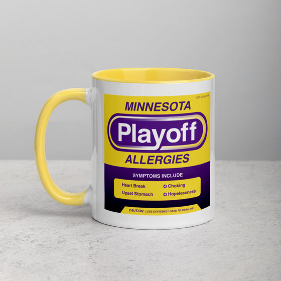 Minnesota Playoff Allergies Vikes Colors Mug